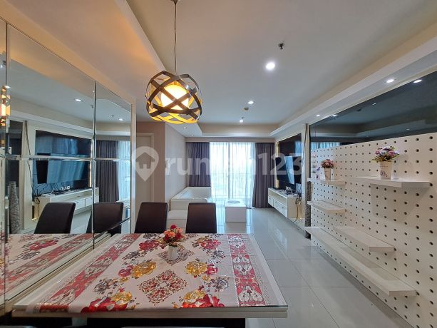 For Rent Modern 2 Bedroom Apartment 80 Sqm Fully Furnished At Casa Grande Residence, Kota Kasablanka, Tebet, South Jakarta.