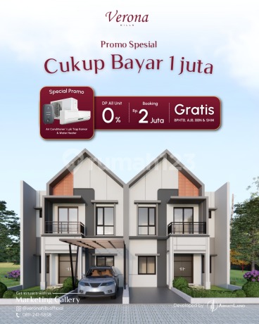 Rumah 2 Lantai Harga Terjangkau di Verona Hills Cluster Violet
