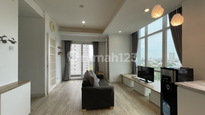 For Rent Metro Park Residence Apartment West Jakarta - 2 BR + 1 Study Room Fully Furnished
