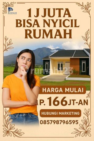 Rumah Murah Di Sukabumi View Pegunungan Dekat Dengan Setasiun Dan Exit Tol Parungakuda 