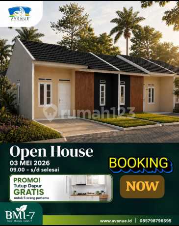Rumah Subsidi dengan Konsep Minimalis Deket Kawasan Industri Aqua