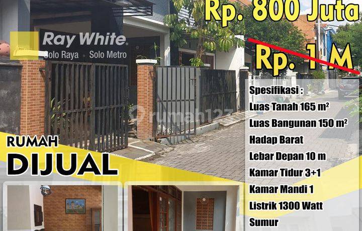 Dijual Rumah di Perum Jetis Permai Gentan