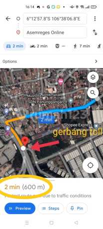 Dijual Tanah Komersil Strategis Tangerang Cikokol Untuk Usaha Rumah Kost, Lapangan Padel, Bangun Ruko, Klinik Dll Murah Di Bawah Harga Njop