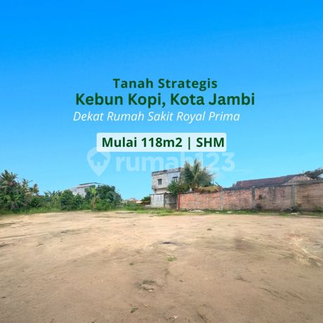 Dijual Tanah Strategis Lokasi Kebun Kopi, Kota Jambi Dijual Tanah Strategis Lokasi Kebun Kopi, Kota Jambi