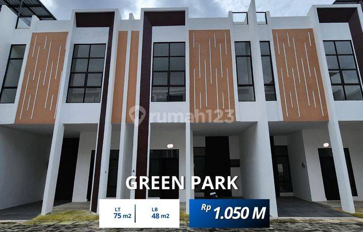Dijual Rumah Modern Minimalis Green Park Jalan Stm Ujung