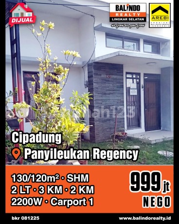 RUmah Panyileukan Regency Cipadung Bandung RUmah Panyileukan Regency Cipadung Bandung