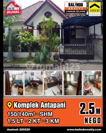 Rumah Komplek Antapani Kota Bandung Rumah Komplek Antapani Kota Bandung