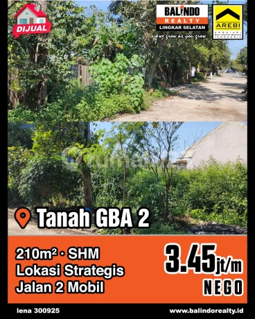 Tanah Kavling Griya Bandung Indah 2