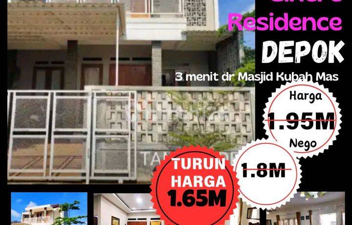 Jual Rumah Cantik Minimalis Modern Style. Hunian Cinere Residence Depok.