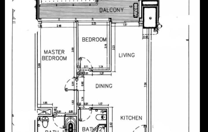 CA241 DIJUAL APARTEMEN 2 BR BAGUS FULL FURNISHED STRATEGIS, TENGAH KOTA DI THE PEAK RESIDENCE 