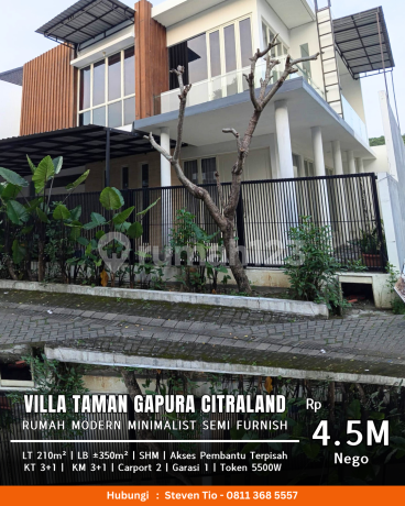 Villa Taman Gapura Leading Cluster of Citraland
