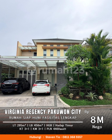 Dijual Rumah Siap Huni Virginia Regency Pakuwon City