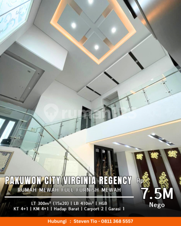 For Sale Luxury House Pakuwon City Virginia Regency For Sale Luxury House Pakuwon City Virginia Regency