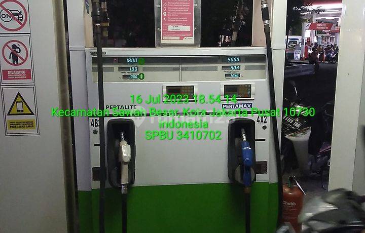 SPBU PERTAMINA AKTIF, Strategis, Ramai   di Jl. Pangeran Jayakarta  JAKPUS Harga Nego