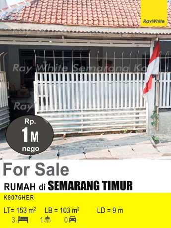 Dijual Rumah Di Sekitar Jl.kartini, Semarang. Cocok Dibuat Kost²an. Dekat Universitas Pgri.