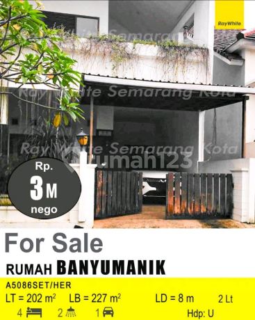 Rumah Siap Huni di Perum Cluster, Banyumanik.