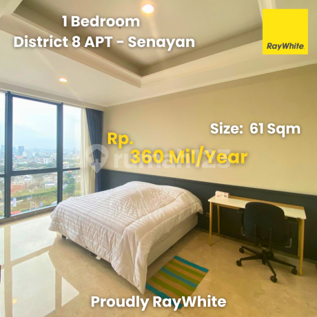 For Rent - 1 Bedroom Apartment At District 8 Senayan | 61 Sqm | Fully Furnished