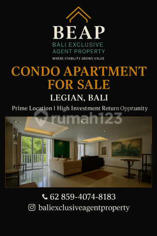Condo 5 Kamar Di Jual Daerah Legian