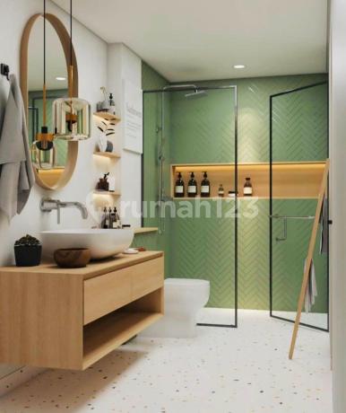 Apartemen Taman Rasuna 2 BR Modern dan Estetik Interior