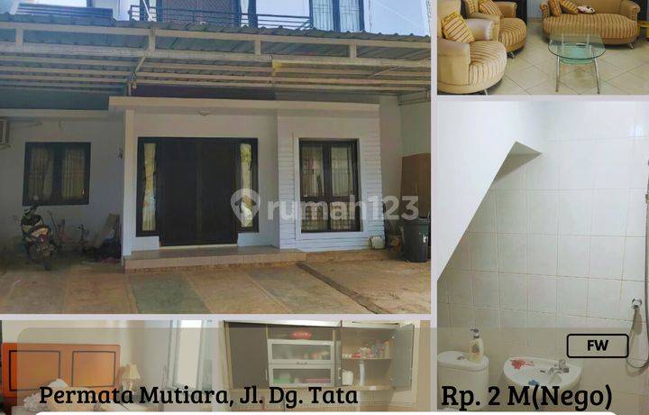 Dijual Rumah Cantik 2LT Siap Huni Permata Mutiara Dg Tata FW