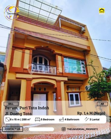 Dijual Rmh 2Lt Puri Tata Indah Harga 1,4 M Nego Siap Huni Ar