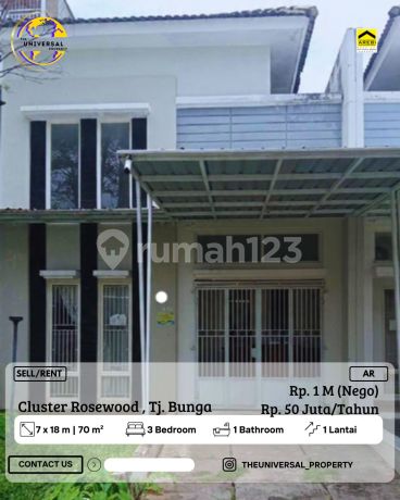 For Sale/Rent Rosewood Cluster House Tj Bunga Ready to Occupy Negotiable Ar For Sale/Rent Rosewood Cluster House Tj Bunga Ready to Occupy Negotiable Ar
