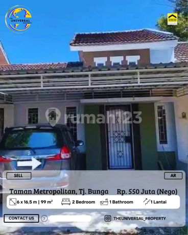 Dijual Rumah 1Lt Taman Metropolitan Tj Bunga Siap Huni Ar Dijual Rumah 1Lt Taman Metropolitan Tj Bunga Siap Huni Ar