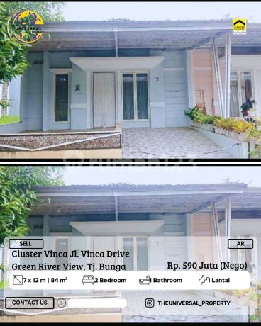 Dijual Murah Rmh 1Lt Cluster Vinca Green River View Hrg Nego Ar Dijual Murah Rmh 1Lt Cluster Vinca Green River View Hrg Nego Ar