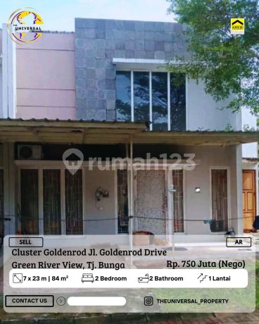 Dijual Rmh Green River View Cluster Goldenrod 750Juta Hrg Nego Ar Dijual Rmh Green River View Cluster Goldenrod 750Juta Hrg Nego Ar