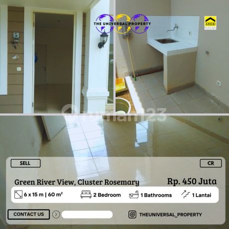 Dijual Rumah 1LT Rosemary Residence Green River View CR Dijual Rumah 1LT Rosemary Residence Green River View CR