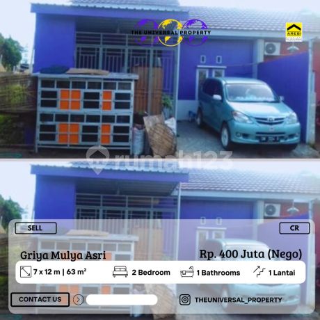 Dijual Rumah Minimalis 1LT Griya Mulya Asri Siap Huni Nego CR