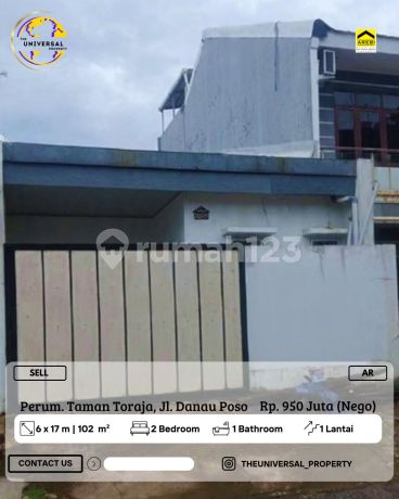 For Sale 1-Storey Residential House Taman Toraja Tj. Bunga Negotiable Price For Sale 1-Storey Residential House Taman Toraja Tj. Bunga Negotiable Price