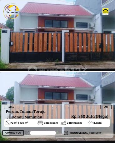 For Sale Minimalist 1-Story House in Taman Toraja, Negotiable Price