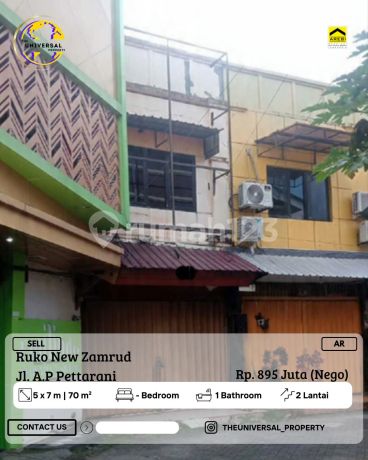 Dijual Ruko 2Lt Kompleks Ruko New Zamrud Harga 895 Juta Nego Ar