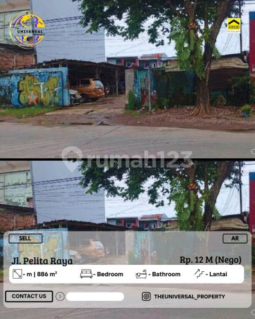 Dijual Tanah Kosong Poros Jl. Pelita Raya Tengah Kota 12M Nego Ar Dijual Tanah Kosong Poros Jl. Pelita Raya Tengah Kota 12M Nego Ar