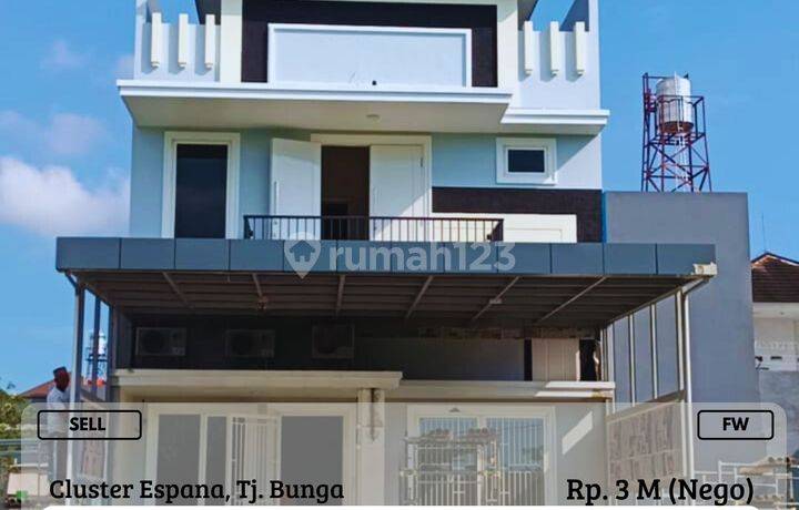 Dijual Rumah Cantik 2LT Siap Huni Cluster Espana Tj Bunga Nego FW
