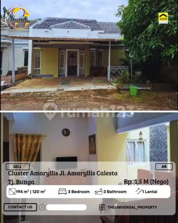 Dijual Rmh 1Lt Cluster Amaryllis Residence Tj. Bunga Siap Huni Ar Dijual Rmh 1Lt Cluster Amaryllis Residence Tj. Bunga Siap Huni Ar