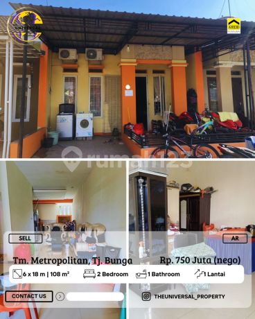 Dijual Rumah 1Lt Perumahan Taman Metropolitan Tj Bunga Nego Ar Dijual Rumah 1Lt Perumahan Taman Metropolitan Tj Bunga Nego Ar
