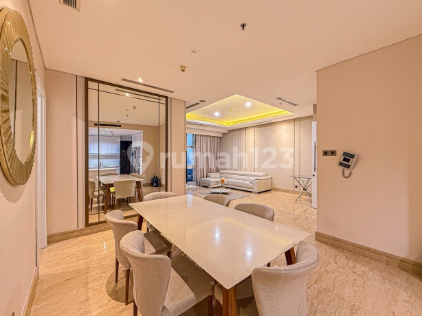 Apartemen Capital Residence 3 Kamar Tidur Pemandangan Kota