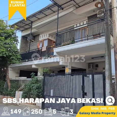 Dijual 2lt Perum Setia Bina Sarana Harapan Jaya 8 Menit Stasiun