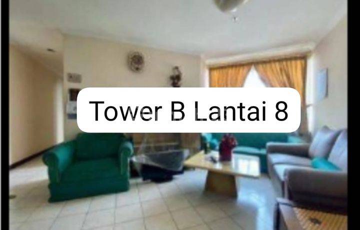 Dijual Apartemen 2 Br Semi Furnish Lokasi Strategis