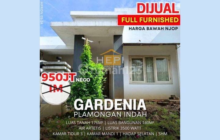 Rumah Full Furnished Dijual Dengan Harga Dibawah Njop Perumahan Gardenia Plamongan Indah