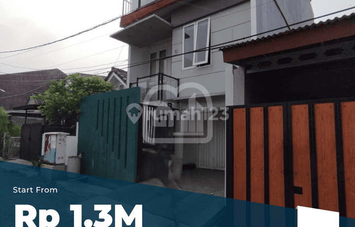 Dijual Murah Rumah 2 Lantai Bagus HGB di Jalan Aeroland Residence Perum Puri Lestari Blok H3, Rt.005 Rw.011, Kelurahan Jurumudi,kecamatan Benda, Kota Tangerang, Provinsi Banten., Tangerang