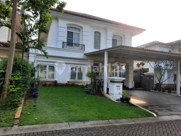For Sale: Nice House, Green Environment, Ready to Live In, At Taman Mediterania Lippo Karawaci