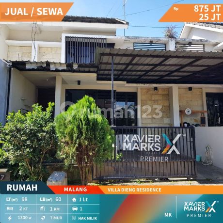 Dijual Rumah Siap Huni Di Perumaham Villa Dieng Residence