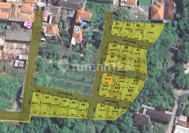 Tanah Kavling Murah di Bingin Sari Jimbaran Dekat GWK & Sidewalk Tanah Kavling Murah di Bingin Sari Jimbaran Dekat GWK & Sidewalk