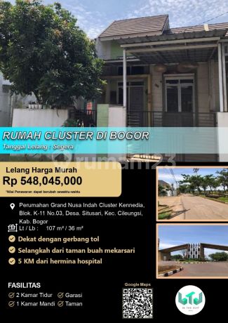 Rumah Cluster Minimalis Siap Huni di Bogor Rumah Cluster Minimalis Siap Huni di Bogor