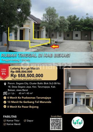 Rumah Cluster Baru Bagus Siap Huni di Segara City di Bekasi Rumah Cluster Baru Bagus Siap Huni di Segara City di Bekasi
