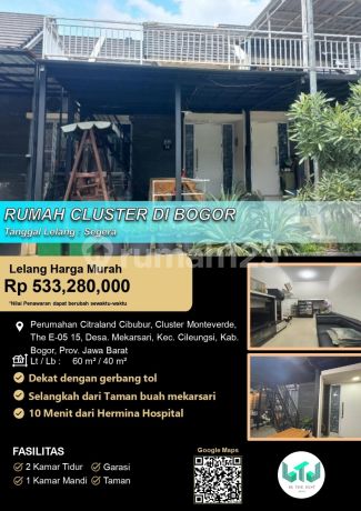 Rumah Cluster Asri Nyaman Murah di Bogor Rumah Cluster Asri Nyaman Murah di Bogor