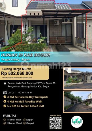 Rumah Cluster Modern Minimalis Nyaman di Bogor